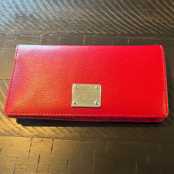 Red Ralph Lauren wallet - Picture 1 of 10